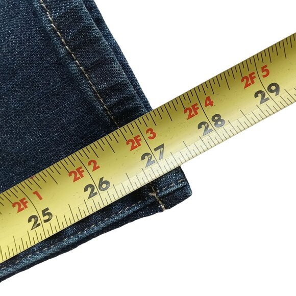 Lee Slender Secret Women's Petite Bootcut Jeans - Size 6P Dark Wash - Picture 7 of 14